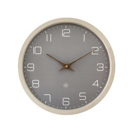 NEXTIME Horloge à quartz NXT ECO, diamètre: 300 mm, beige