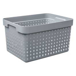 NHG Bac de rangement SEOUL BASKET L, PP, gris