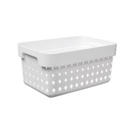 NHG Bac de rangement SEOUL BASKET S, PP, blanc