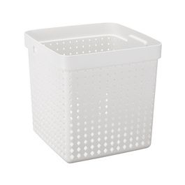 NHG Bac de rangement SEOUL BASKET XL, PP, blanc