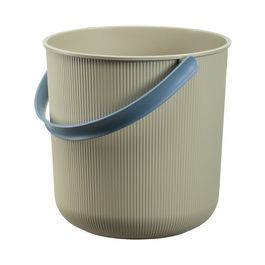 NHG Seau de rangement AKITA, 10 litres, beige clair / bleu