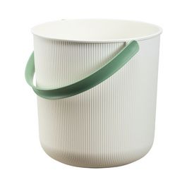 NHG Seau de rangement AKITA, 10 litres, vert/blanc