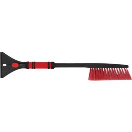 NIGRIN Gratte-givre avec balai à neige, 600 mm, noir / rouge