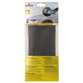 NIGRIN Papier émeri, ponçage, grain P400