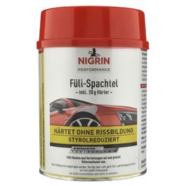 NIGRIN Performance Füll-Spachtel, 1 kg, hellgrau