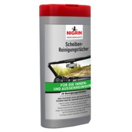 NIGRIN Scheiben-Reinigungstücher, Spenderbox