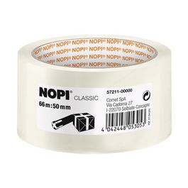 NOPI Ruban adhésif d'emballage en PP, 50 mm x 66 m x6