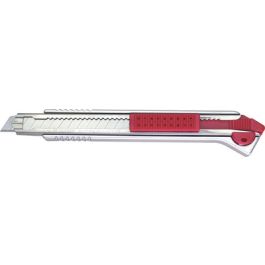 NT Cutter A-1000RP, boîter en aluminium, 9 mm, argent/rouge