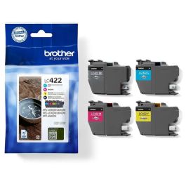 Cartouches d'origines Brother LC422VALDR - multipack 4 couleurs : noire, cyan, magenta, jaune