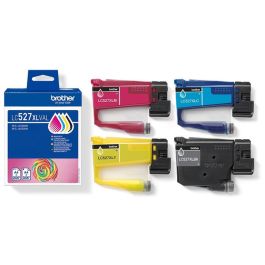 Cartouches d'origines Brother LC527XLVAL - multipack 4 couleurs : noire, cyan, magenta, jaune