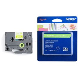 Ruban cassette d'origine Brother TZEMQG35 - vert, blanc