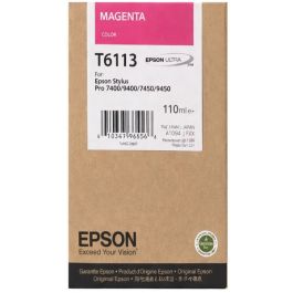 Cartouche d'origine Epson C13T611300 / T6113 - magenta