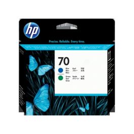 Tête d'impression d'origine HP C9408A / 70 - verte, bleue