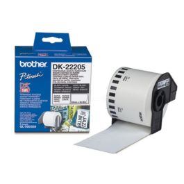 Ruban cassette d'origine Brother DK22205 - blanc