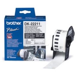Ruban cassette d'origine Brother DK22211 - blanc