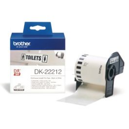Ruban cassette d'origine Brother DK22212 - blanc