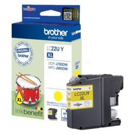 Cartouche d'origine Brother LC22UY - jaune