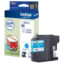 Cartouche d'origine Brother LC22UCBP - cyan
