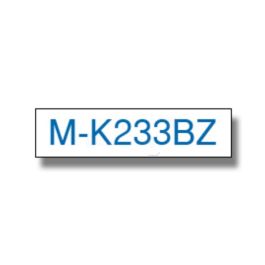 Ruban cassette d'origine Brother MK233BZ - bleu, blanc