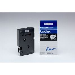 Ruban cassette d'origine Brother TC101 - noir, transparent
