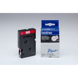 Ruban cassette d'origine Brother TC292 - rouge, blanc