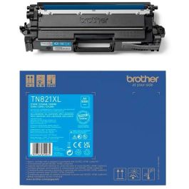 Toner d'origine Brother TN821XLC - cyan