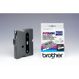 Ruban cassette d'origine Brother TX211 - noir, blanc