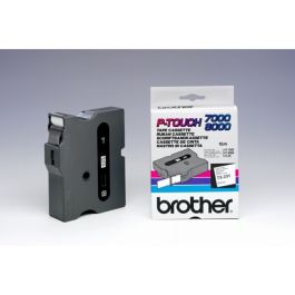 Ruban cassette d'origine Brother TX251 - noir, blanc