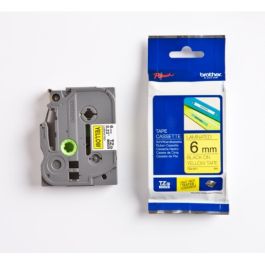 Ruban cassette d'origine Brother TZE611 - noir, jaune