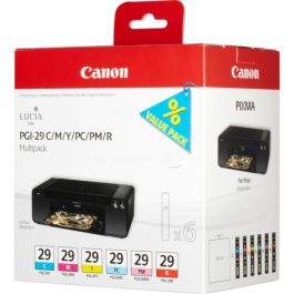 Cartouches d'origines Canon 4873B005 / PGI-29 - multipack 6 couleurs : cyan, magenta, jaune