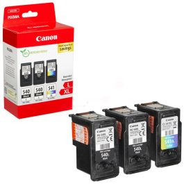 Cartouches d'origines Canon 5224B017 / PG-540L+CL-541XL - multipack 3 couleurs : noire, multicouleur