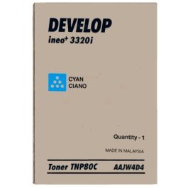 Toner d'origine Develop AAJW4D4 / TNP-80 C - cyan