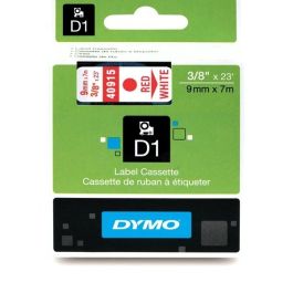 Ruban cassette d'origine Dymo 40915 / S0720700 - rouge, blanc