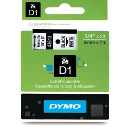 Ruban cassette d'origine Dymo 43613 / S0720780 - noir, blanc