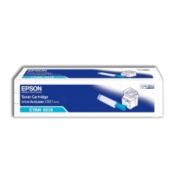 Toner d'origine Epson C13S050318 / 0318 - cyan