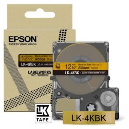 Ruban d'origine Epson C53S654001 / LK-4KBK - noir, or