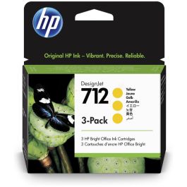 Cartouche d'origine HP 3ED79A / 712 - jaune - pack de 3