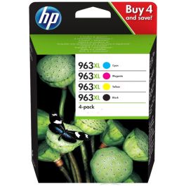 Cartouches d'origines HP 3YP35AE / 963XL - multipack 4 couleurs : noire, cyan, magenta, jaune