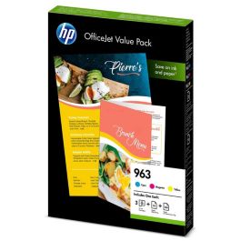 Cartouches d'origines HP 6JR42AE / 963 - multipack 3 couleurs : cyan, magenta, jaune