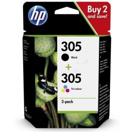 Cartouches d'origines HP 6ZD17AE / 305 - multipack 2 couleurs : noire, multicouleur