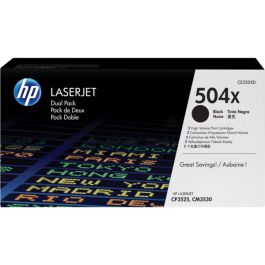 Toner d'origine HP CE250XD / 504X - noir