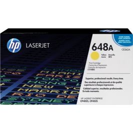 Toner d'origine HP CE262A / 648A - jaune