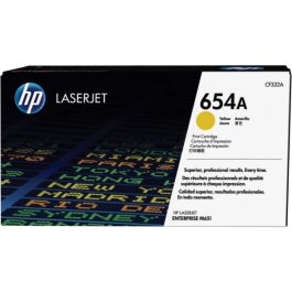 Toner d'origine HP CF332A / 654A - jaune