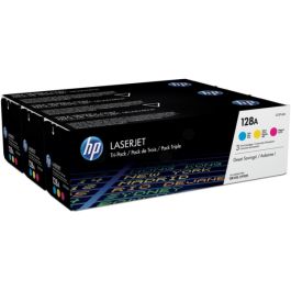 Toners d'origines HP CF371AM / 128A - multipack 3 couleurs : cyan, magenta, jaune