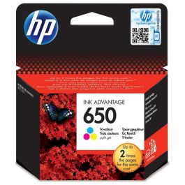 Cartouche d'origine HP CZ102AE / 650 - multicouleur