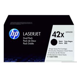 Toner d'origine HP Q5942XD / 42XD - noir - pack de 2