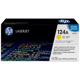 Toner d'origine HP Q6002A / 124A - jaune