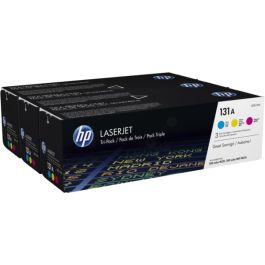 Toners d'origines HP U0SL1AM / 131A - multipack 3 couleurs : cyan, magenta, jaune