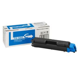 Toner d'origine Kyocera 1T02KTCNL0 / TK-580 C - cyan