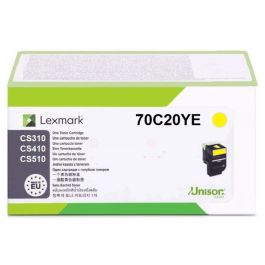 Toner d'origine Lexmark 70C20YE / 702Y - jaune